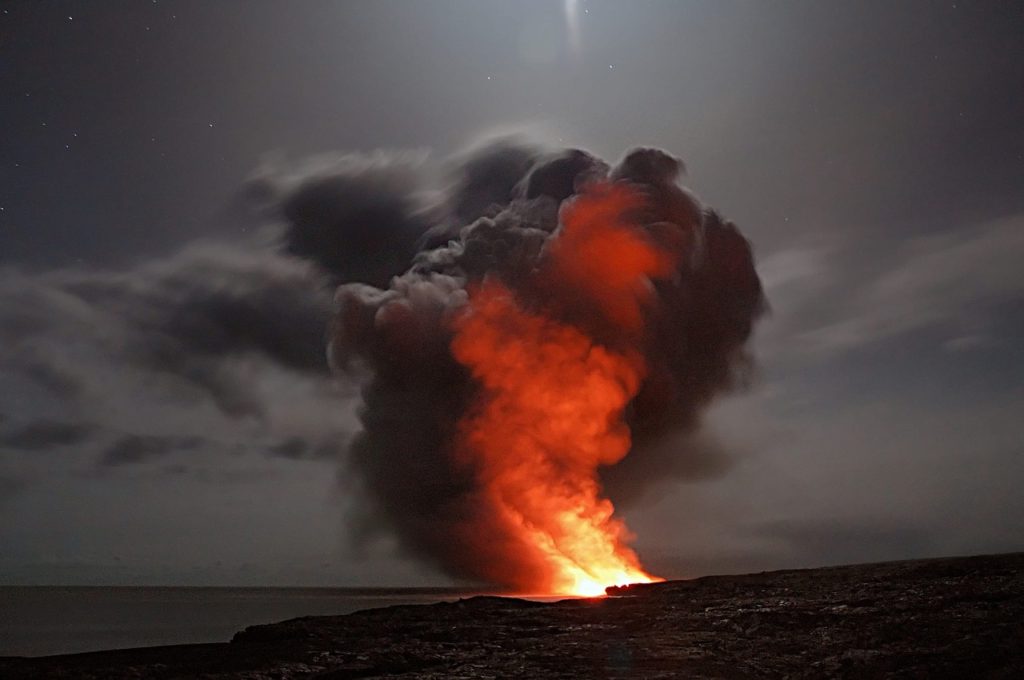 ハワイ島で溶岩に覆われる可能性の高いエリアは フルパラ